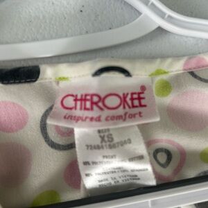 Cherokee Multicolor Polka Dot Top
